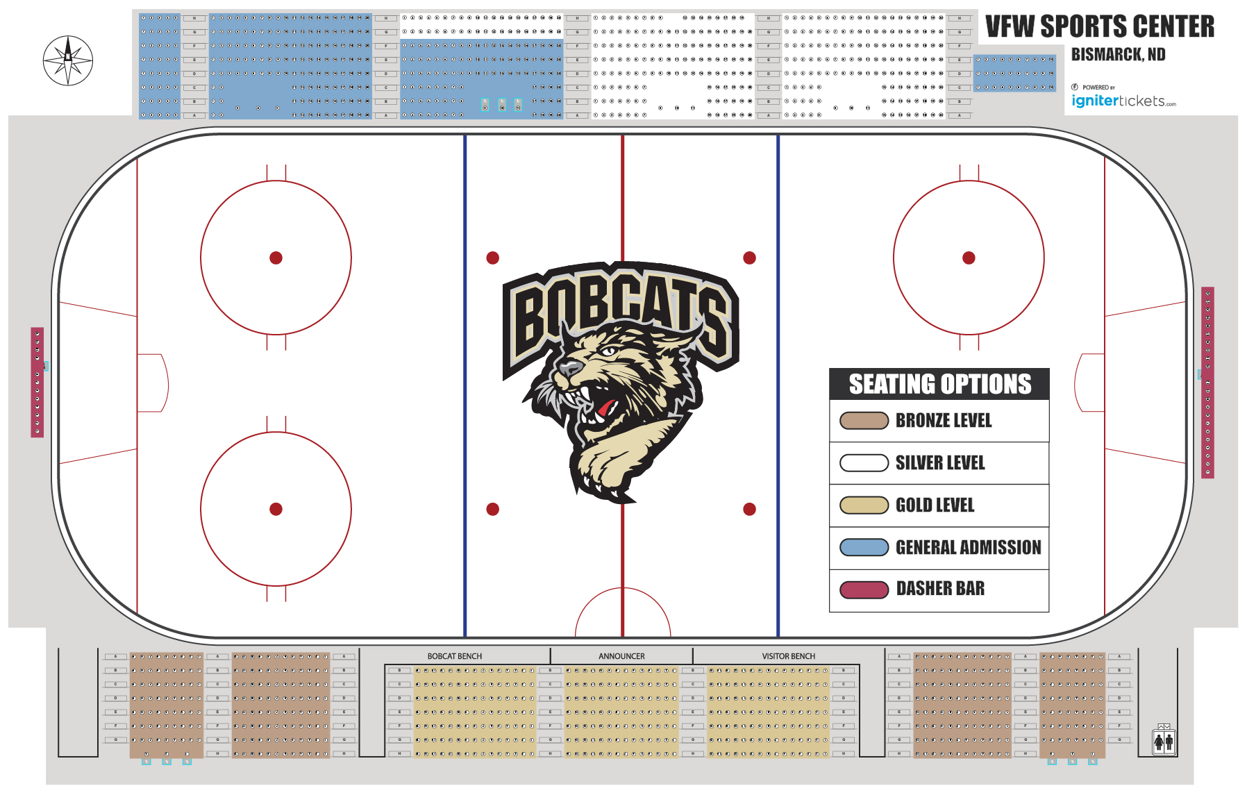 North Iowa Bulls vs Bismarck Bobcats