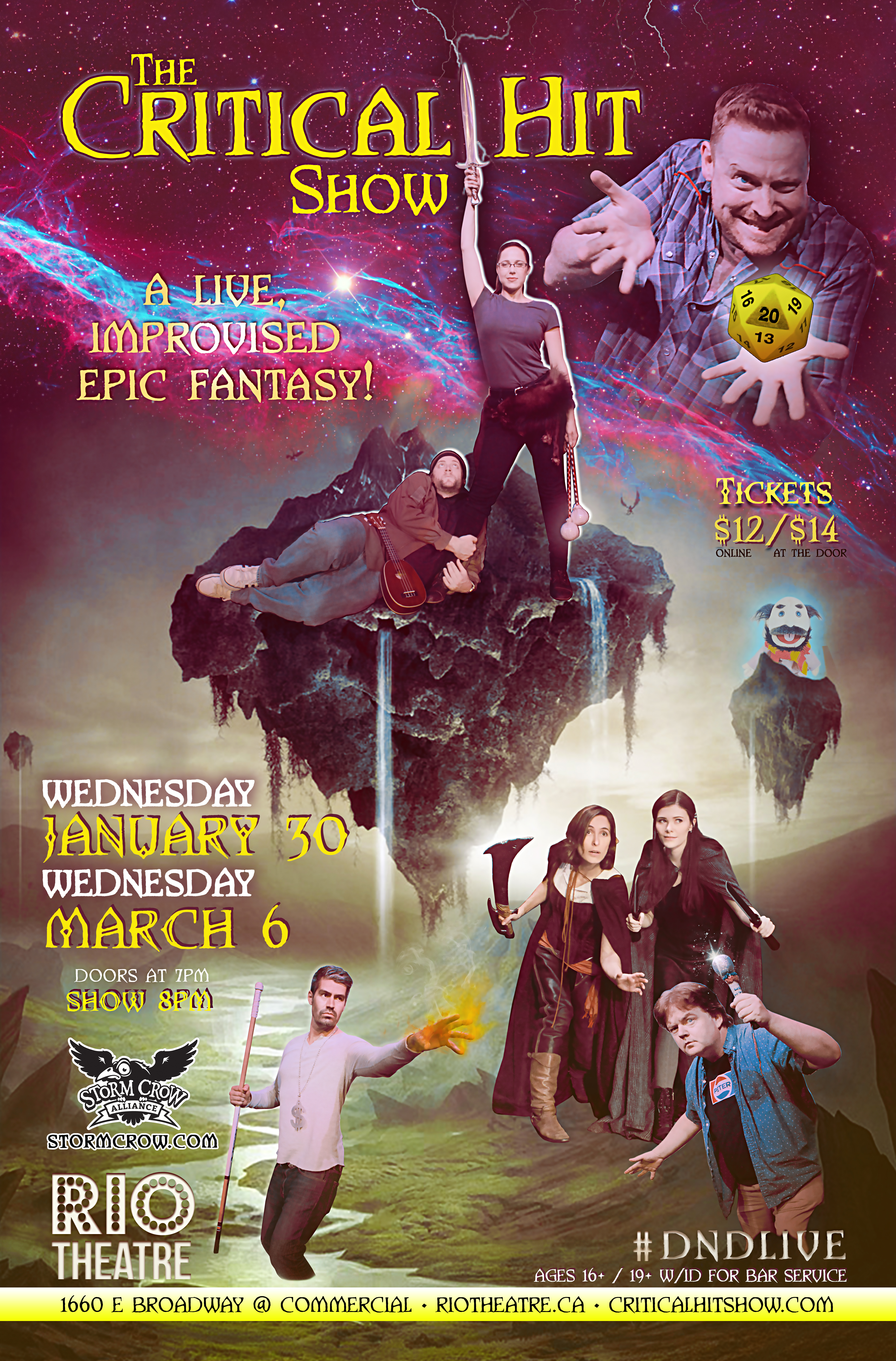 The Critical Hit Show: A #DNDLive Improvised Epic Fantasy