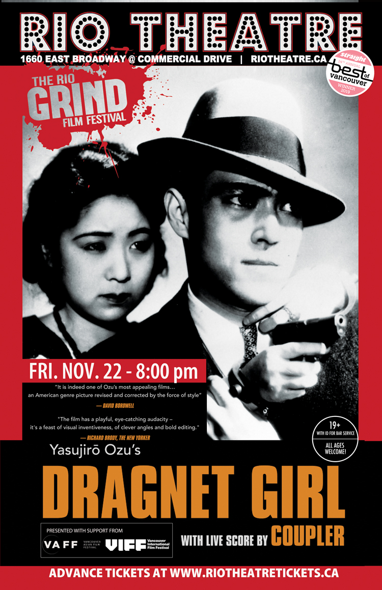 The Rio Grind Film Festival Presents: Dragnet Girl with Live Score by Coupler