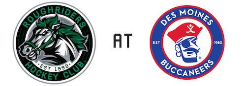 Cedar Rapids RoughRiders vs Des Moines Buccaneers
