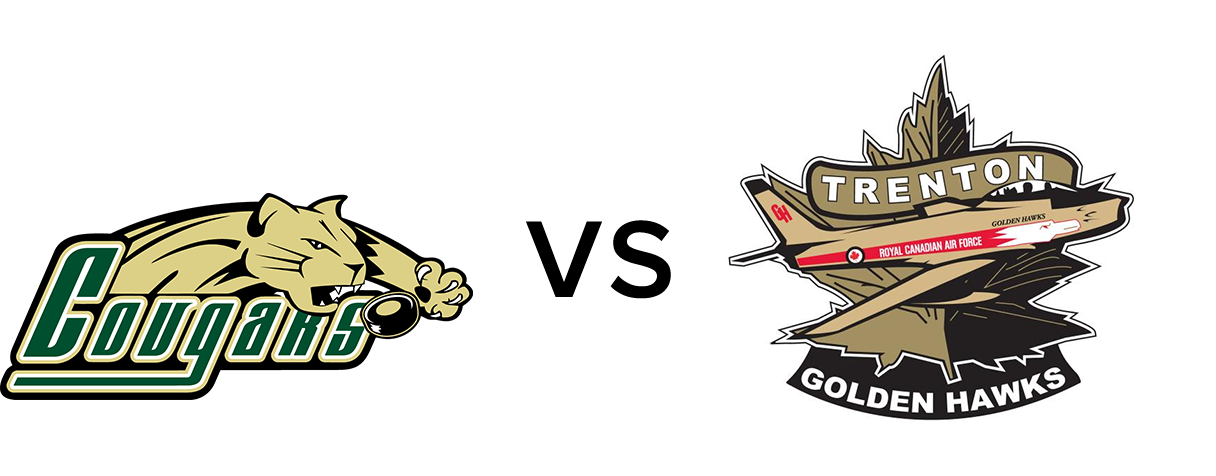 Cobourg Cougars vs Trenton Golden Hawks