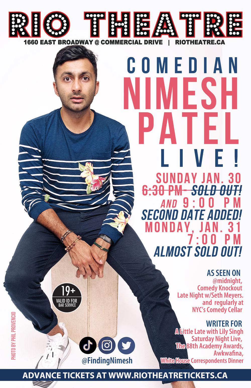 Nimesh Patel LIVE! (Early Show)