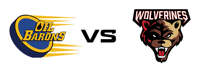 Fort McMurray Oil Barons vs Whitecourt Wolverines