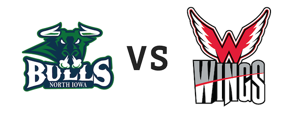 North Iowa Bulls vs Aberdeen Wings