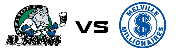 Melfort Mustangs vs Melville Millionaires