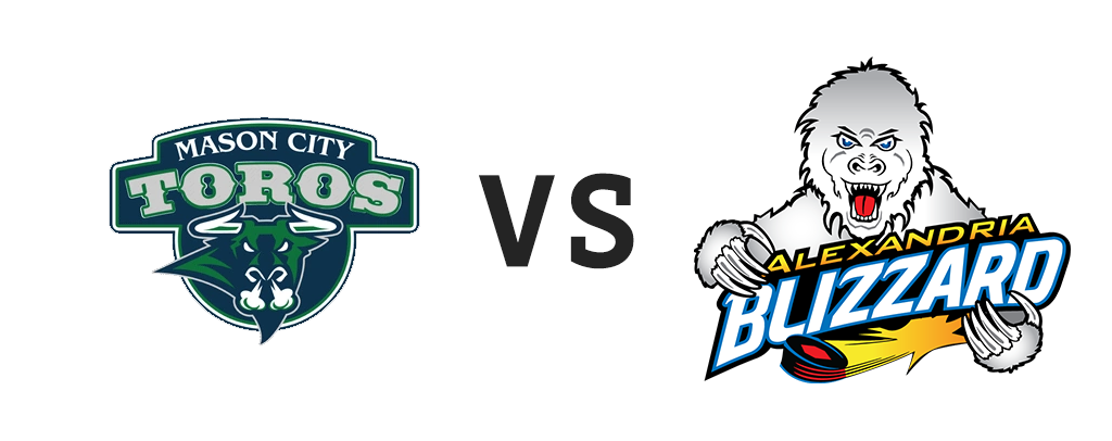 Mason City Toros vs Alexandria Blizzard