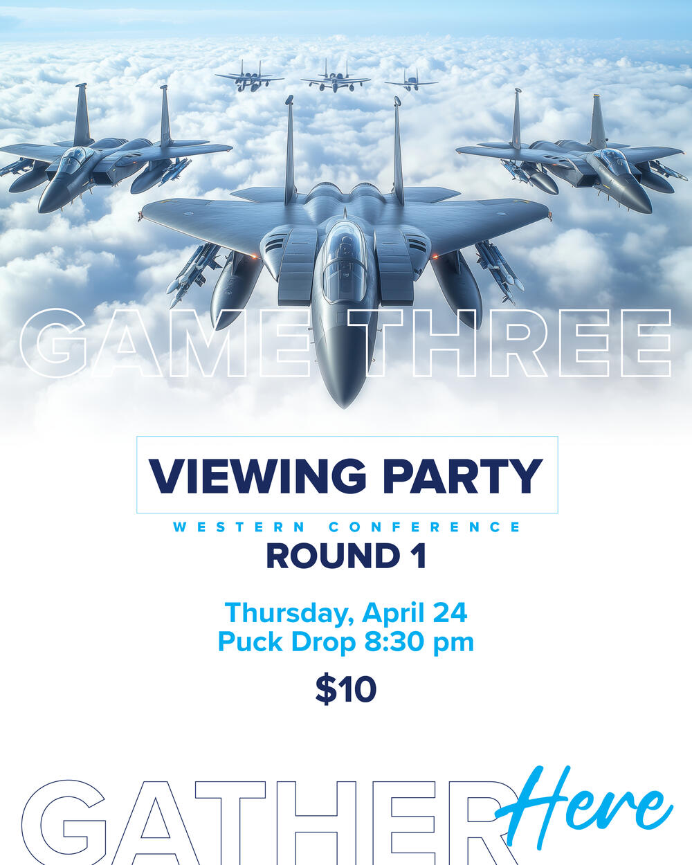 Winnipeg Jets Viewing Party 04/24/2025 Round 1 Game 3