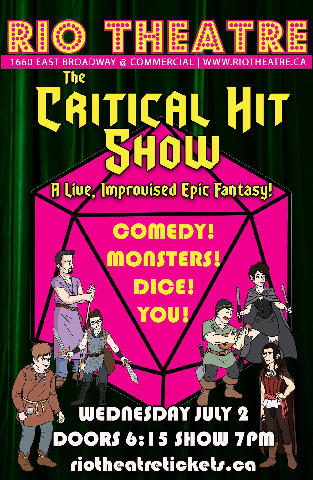 The Critical Hit Show: A #DNDLive Improvised Epic Fantasy