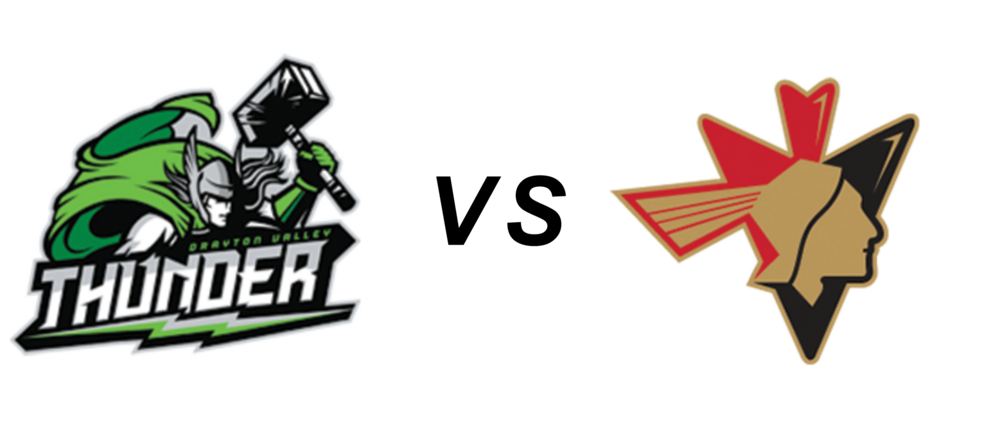 Drayton Valley Thunder vs Bonnyville Pontiacs