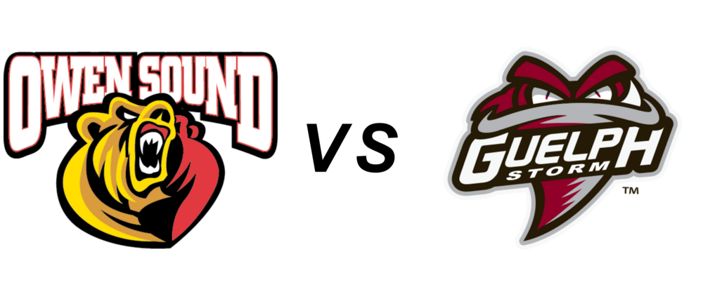 Owen Sound Attack at Guelph Storm