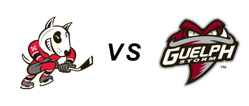 Niagara Icedogs at Guelph Storm