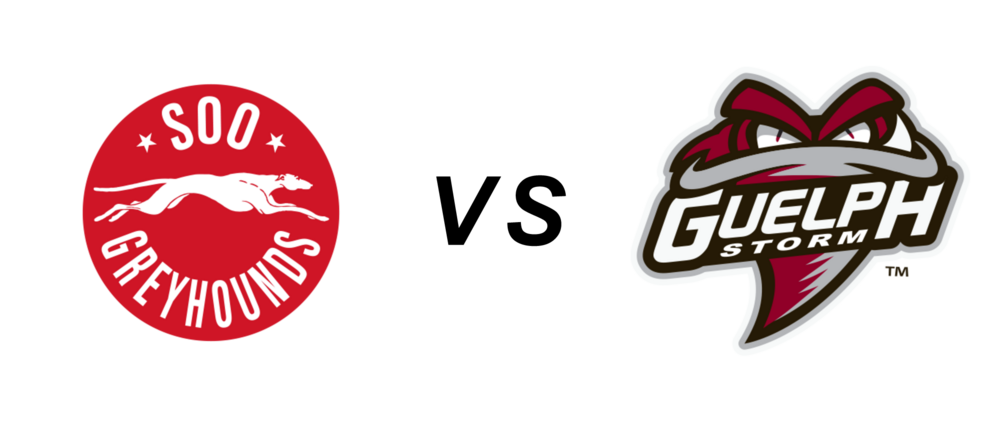 Soo Greyhounds at Guelph Storm