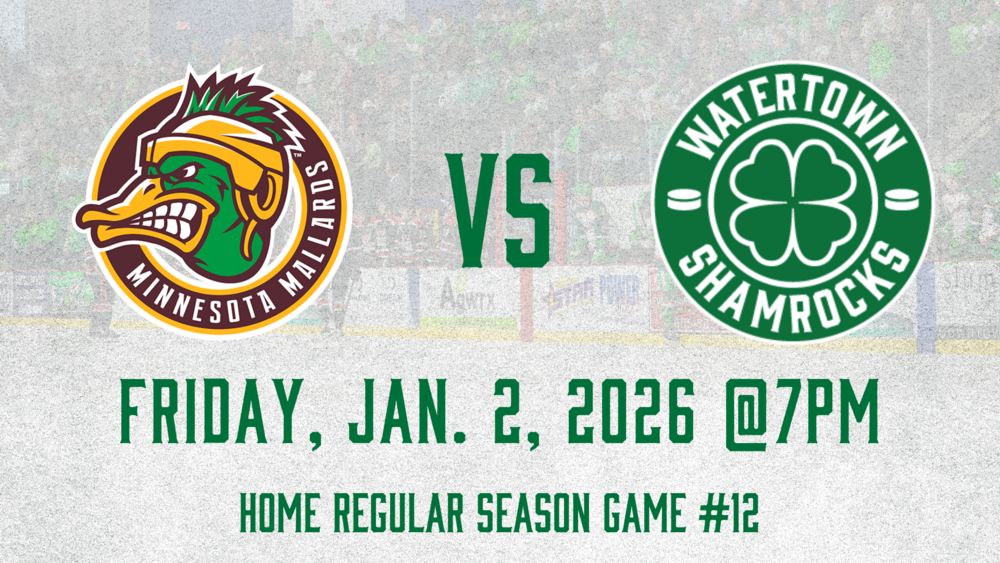 Minnesota Mallards vs Watertown Shamrocks