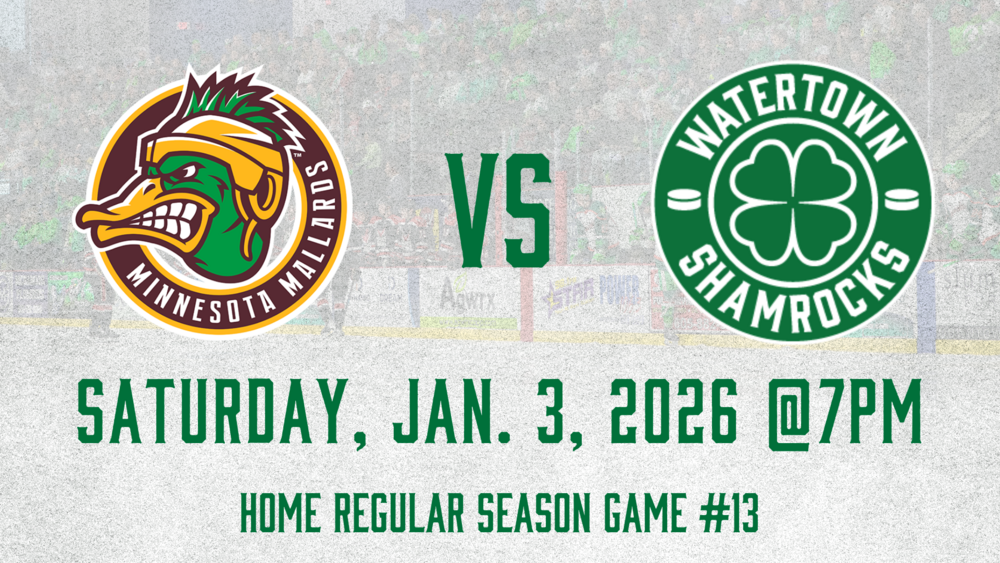 Minnesota Mallards vs Watertown Shamrocks