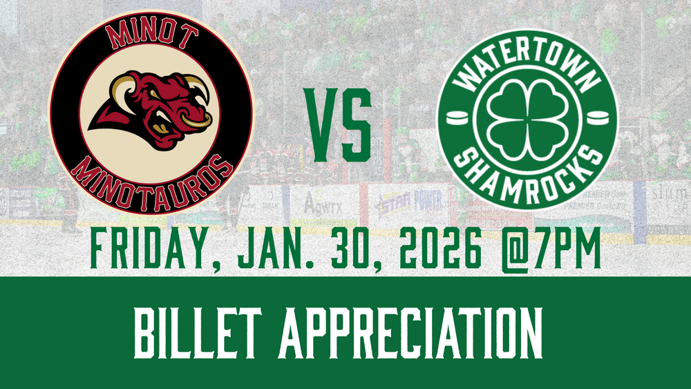 Minot Minotauros vs Watertown Shamrocks