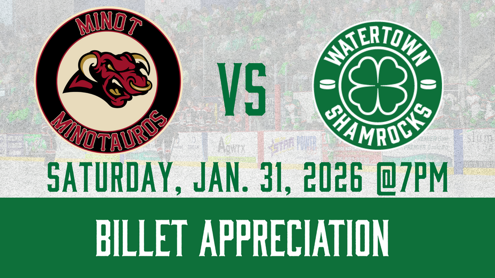 Minot Minotauros vs Watertown Shamrocks