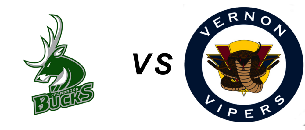 Cranbrook Bucks vs Vernon Vipers