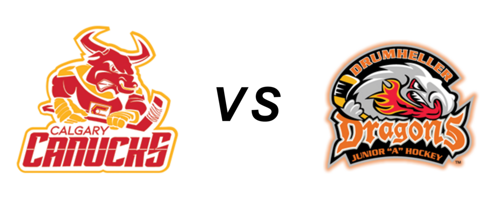 Calgary Canucks vs Drumheller Dragons