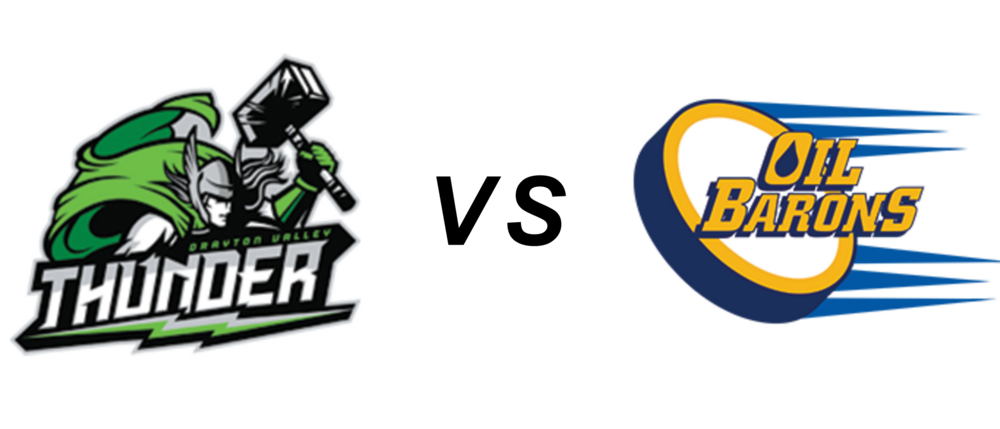 Drayton Valley Thunder vs Fort McMurray Oil Barons