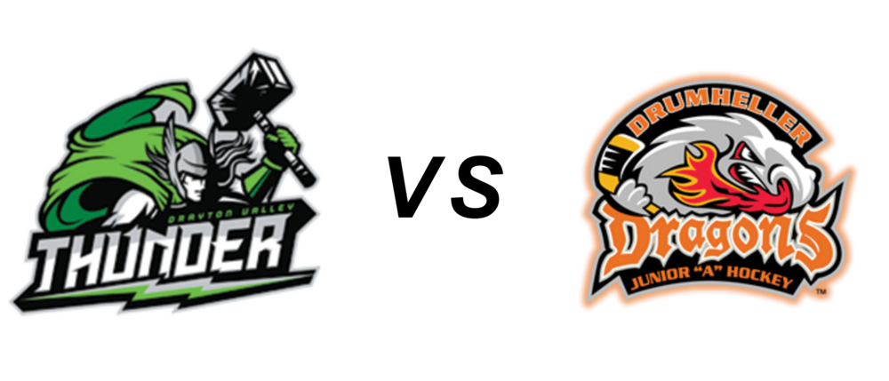 Drayton Valley Thunder vs Drumheller Dragons