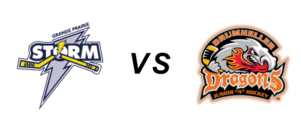 Grande Prairie Storm vs Drumheller Dragons