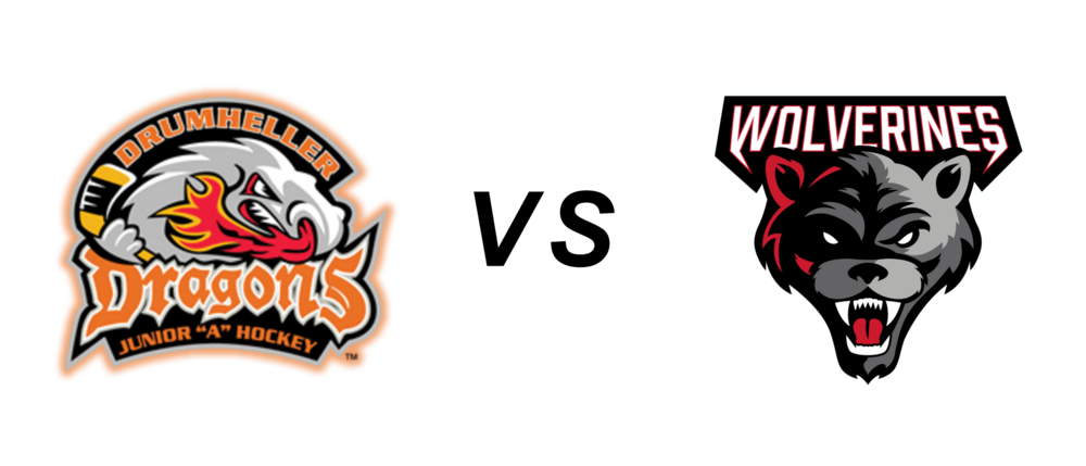 Drumheller Dragons vs Whitecourt Wolverines