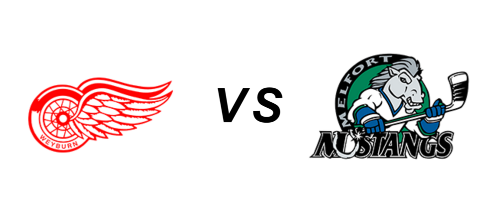 Weyburn Red Wings vs Melfort Mustangs