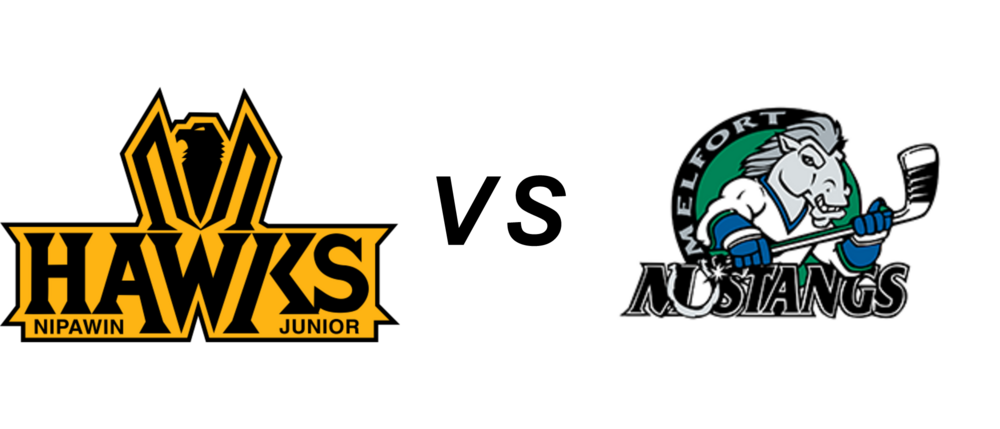 Nipawin Hawks vs Melfort Mustangs