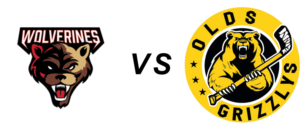 Whitecourt Wolverines vs Olds Grizzlys