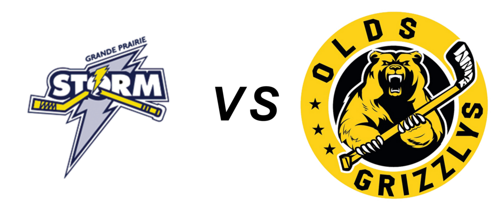 Grande Prairie Storm vs Olds Grizzlys