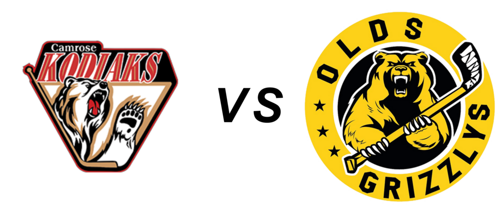Camrose Kodiaks vs Olds Grizzlys