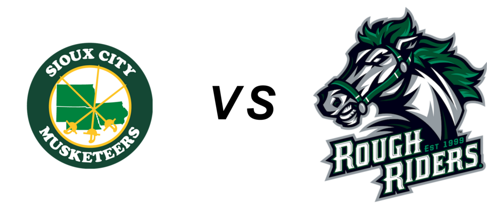 Sioux City Musketeers vs Cedar Rapids RoughRiders
