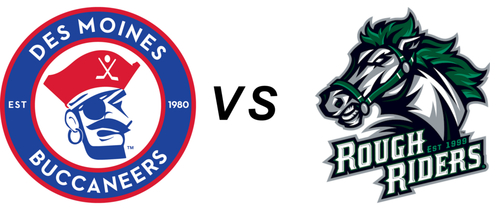 Des Moines Buccaneers vs Cedar Rapids RoughRiders