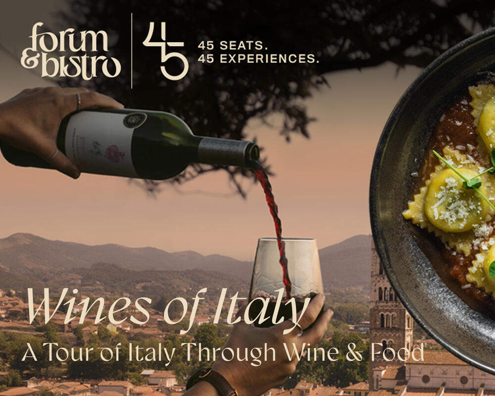 Forum & Bistro 45 Wines of Italy 