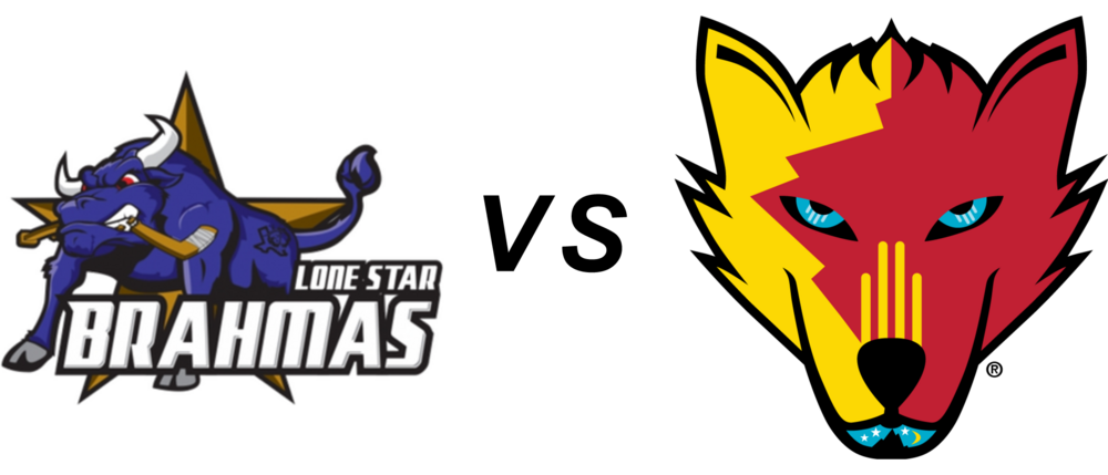 Lone Star Brahmas vs New Mexico Ice Wolves