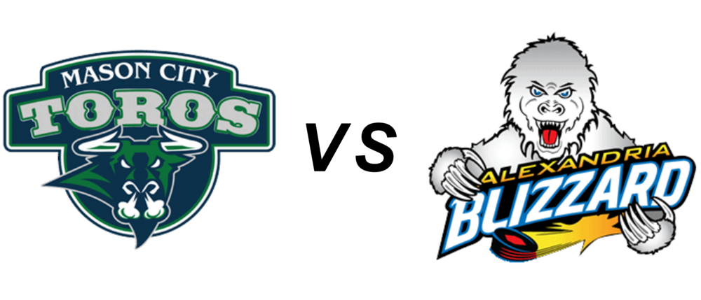 Mason City Toros vs Alexandria Blizzard