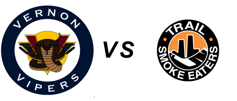 Vernon Vipers vs Trail Smoke Eaters