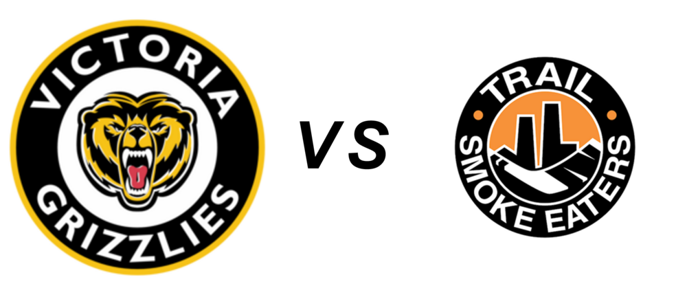 Victoria Grizzlies vs Trail Smoke Eaters