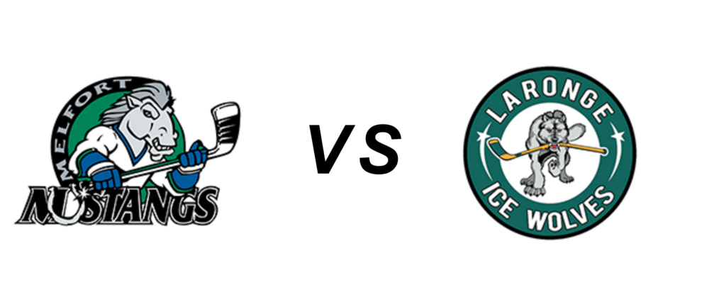Melfort Mustangs vs La Ronge Ice Wolves