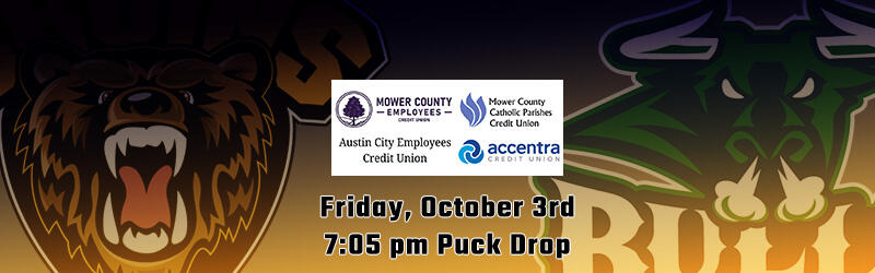 North Iowa Bulls vs Austin Bruins