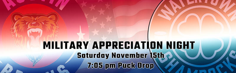 Watertown Shamrocks vs Austin Bruins
