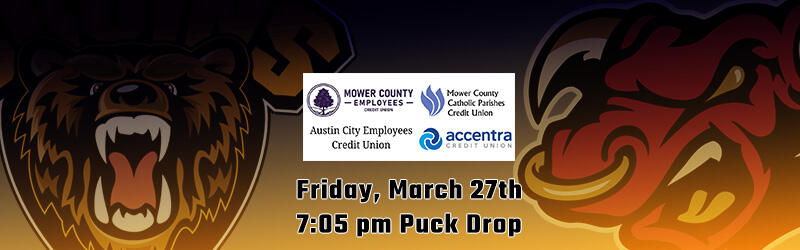 Minot Minotauros vs Austin Bruins