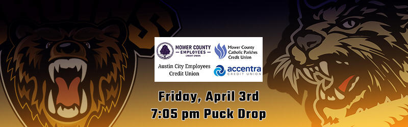 Bismarck Bobcats vs Austin Bruins