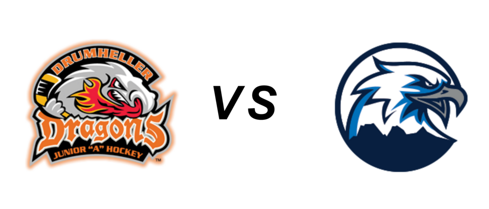 Drumheller Dragons vs Canmore Eagles