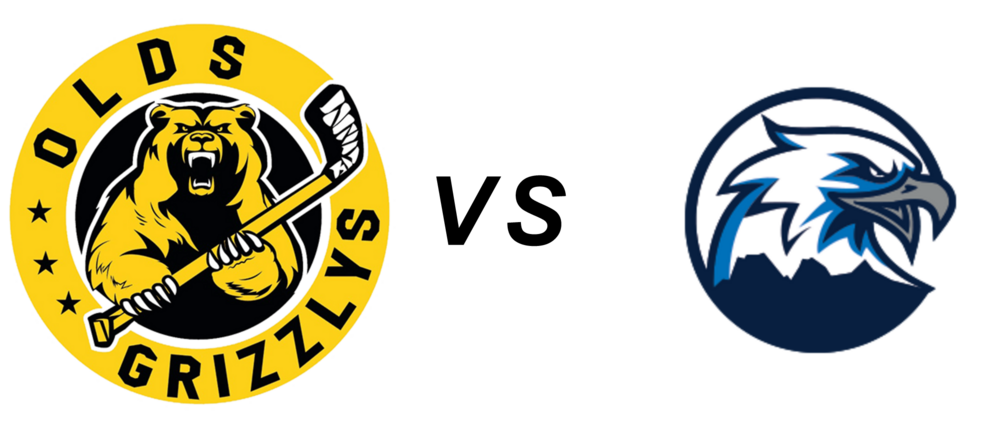 Olds Grizzlys vs Canmore Eagles