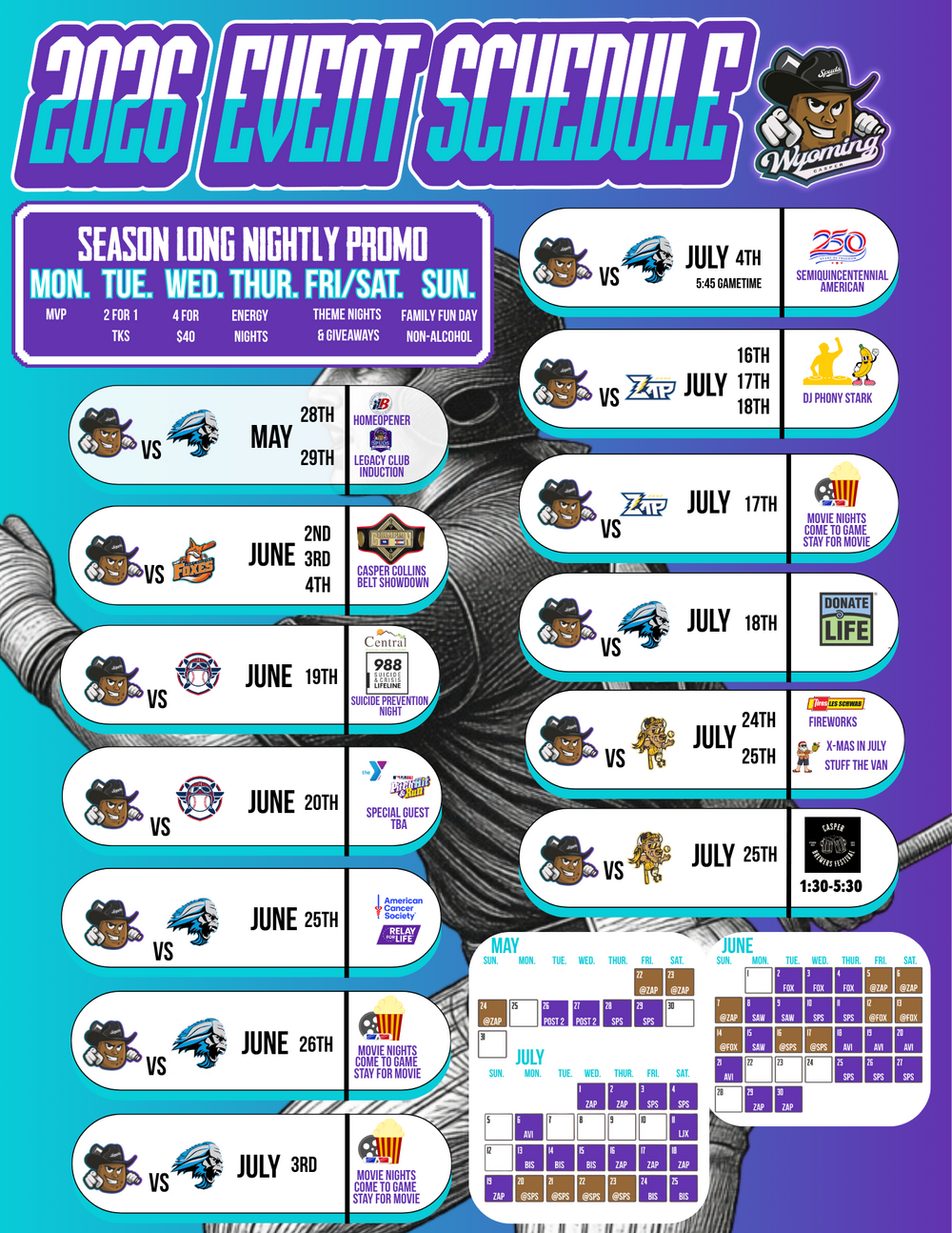 2026 Casper Spuds Season 