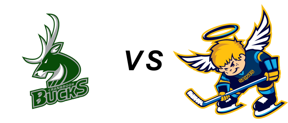 Cranbrook Bucks vs Spruce Grove Saints