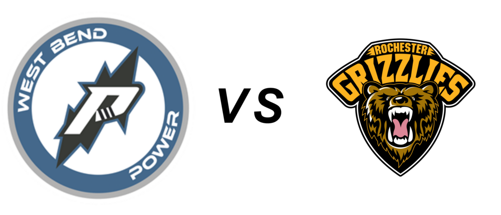 West Bend Power vs Rochester Grizzlies