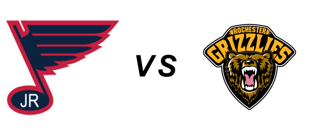 St. Louis Jr. Blues vs Rochester Grizzlies