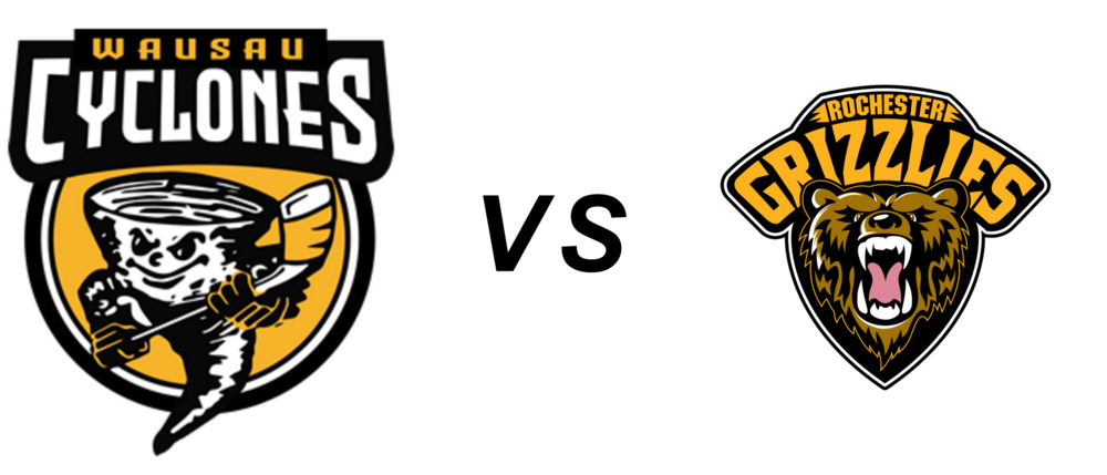 Wausau Cyclones vs Rochester Grizzlies
